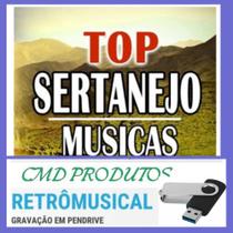Pen Drive 8gb com Música Playlist Anos 70 á 2026 Top Sertanejo mp3