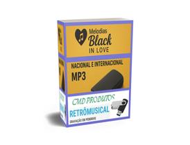 Pen drive 8gb com Músicas = Black In Love(Nac. e Intern.) mp3(Playlist)