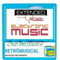 Pen drive 8gb com Músicas Eletrônica Internacional e Nacional EXTENDED REMIX mp3