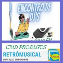 Pen drive 8gb com Músicas = Encontro de DJ's (mp3) Playlist Numerada