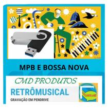Pen drive 8gb com Músicas = MPB e Bossa Nova Anos 70's á 00's (mp3)