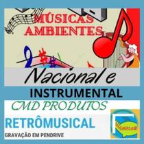 Pen drive 8gb com Músicas = Músicas Ambientes - Nacional e Instrumental (mp3) Pen drive 8gb com Músicas = Músicas Ambientes - Nacional e Instrumental (mp3)