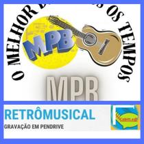 Pen drive 8gb com Músicas = O Melhor da MPB (mp3) Em Pastas