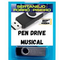 Pen drive 8gb com Músicas = Playlist Sertanejo, Piseiro e Forró