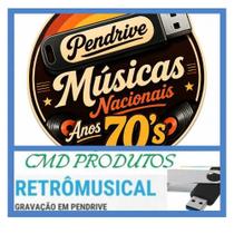 Pen drive 8gb com Músicas Playlist Só Anos 70s Nacionais mp3 Pen drive 8gb com Músicas Playlist Só Anos 70s Nacionais mp3