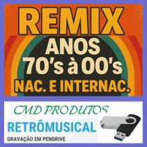Pen drive 8gb com Músicas - Remix Nac. e Internac. Anos 70's á 00's (mp3) Pen drive 8gb com Músicas - Remix Nac. e Internac. Anos 70's á 00's (mp3)