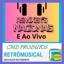 Pen drive 8gb com Músicas = Remix Nacional e ao Vivo (mp3) Playlist Numerada