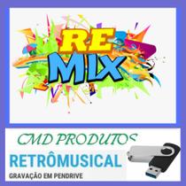 Pen drive 8gb com Músicas = Remix - Nacional e Intern. (mp3) Em Pastas