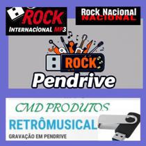 Pen drive 8gb com Músicas = Rock Nac. e Internacional (mp3) Em Pastas Pen drive 8gb com Músicas = Rock Nac. e Internacional (mp3) Em Pastas