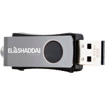 Pen Drive 8GB Flash Drive USB 2.0 Preto/Cinza - El Shaddai
