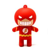 Pen Drive 8GB The Flash DC Comics - Memória Flash USB Emborrachada Criativa