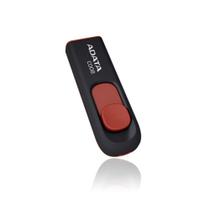 Pen Drive Adata C008, 64GB, USB 2.0, Preto e Vermelho - AC008-64G-RKD