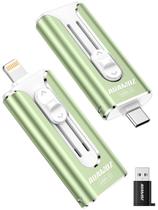 Pen Drive AUAMOZ 512GB com Dupla Interface USB-C e Lightning Pen Drive AUAMOZ 512GB com Dupla Interface USB-C e Lightning