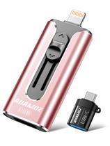 Pen Drive AUAMOZ 512GB USB iPhone Android Rosa Pen Drive AUAMOZ 512GB USB iPhone Android Rosa