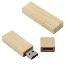 Pen Drive Bambu com Tampa USB 2.0 (REF-MM228) - Gipentec