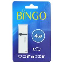 Pen Drive Bingo 4GB Branco USB 2.0 Armazenamento Seguro Pen Drive Bingo 4GB Branco USB 2.0 Armazenamento Seguro