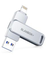 Pen Drive BLANBOK+ 512GB com Certificação MFi para iPhone/iPad/Android