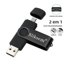 Pen Drive Bliksem Alta Velocidade OTG - 32GB/64GB - USB 2.0 - Compatível com PC e Celular