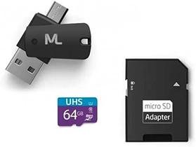 Pen Drive + Cartão Memória 64GB MC152 - Multilaser