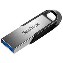 Pen Drive de 16GB Sandisk Ultra Flair SDCZ73-016G-G46 USB 3.0 - Prata/Preto