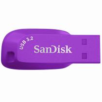 Pen Drive de 64GB SanDisk Ultra Shift SDCZ410-064G-G46CO USB 3.2 - Roxo