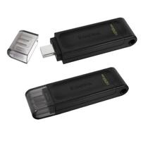 Pen Drive Kingston 128Gb Datatraveler 70 Preto Usb-C Dt70/128Gb