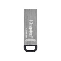 Pen Drive Kingston 128GB DataTraveler Kyson, USB 3.2 Gen 1, Leitura de 200MB/s, Metal - DTKN/128GB