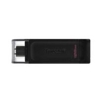Pen Drive Kingston 128GB USB-C 3.2 Gen 1 DataTraveler 70, Preto - DT70/128GB