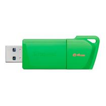 Pen Drive Kingston 64GB Data Travel Exodia USB 3.2 - Verde Pen Drive Kingston 64GB Data Travel Exodia USB 3.2 - Verde