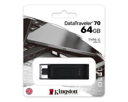 Pen Drive Kingston DataTraveler 70 DT70 64gb USB-C 3.2
