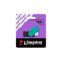 Pen Drive Kingston DataTraveler Exodia S, 128GB, USB 3.2, Gen 1, Turquesa - DTXS/128GB