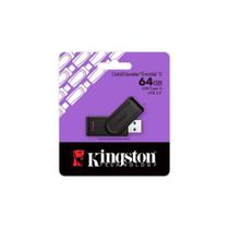 Pen Drive Kingston DataTraveler Exodia S, 64GB, USB 3.2, Preto - DTXS/64GB