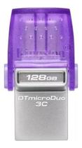 Pen Drive Kingston Datatraveler Microduo 3c De 128gb Usb 3.2