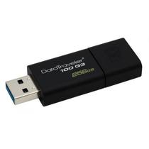 Pen Drive Kingston DT100G3 256GB - Armazene seus arquivos com segurança