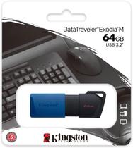 Pen Drive Kingston Flash Drive Exodia M 64GB Gigabyte USB Pen Drive Kingston Flash Drive Exodia M 64GB Gigabyte USB