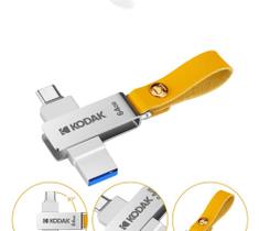 Pen Drive Kodac Usb 3.1 Type-c Dual Flash Drive 64-gb