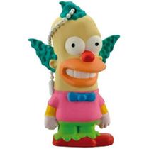 Pen Drive Krusty Simpsons 8GB USB Leitura 10MB/s e Gravação 3MB/s Multilaser - PD074