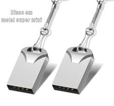 Pen Drive Metálico Mini, 64GB, para uso diário em casa, no trabalho, na escola e em aula Pen Drive Metálico Mini, 64GB, para uso diário em casa, no trabalho, na escola e em aula
