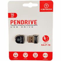 Pen Drive Mini 16Gb Usb 2.0 Rapido Para Musica Video Foto