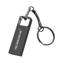 Pen Drive Mini USB De Metal Preto Prateado 4GB 8GB 16GB 32GB 64GB 128GB