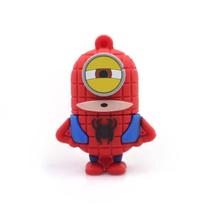 Pen Drive Minion Homem-Aranha 8GB Marvel USB 2.0 Boneco Geek Presente Criativo Pen Drive Minion Homem-Aranha 8GB Marvel USB 2.0 Boneco Geek Presente Criativo