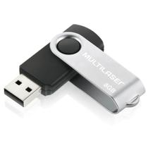 Pen drive multi twist usb.2.0 8gb preto pd587