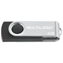 Pen Drive Multilaser PD586 4GB Twist - Preto