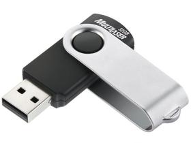 Pen Drive Multilaser PD589 TWIST2 32 GB USB Preto