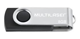Pen Drive Multilaser Twist 8gb Preto Original