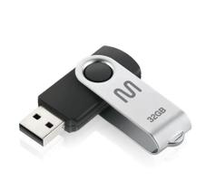 Pen Drive, Multilaser, Usb 2.0 Twist, 32 GB, Preto, PD589