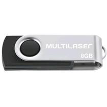 Pen Drive PCTOP TWIST 8GB Preto - PDT8GB