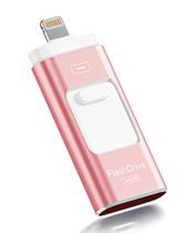 Pen Drive ROSPE 256GB com Certificação Apple MFi - Rosa