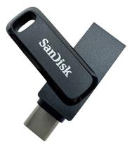 Pen Drive Sandisk 128gb Dual Drive Usb Tipo-c Pc Smartphone