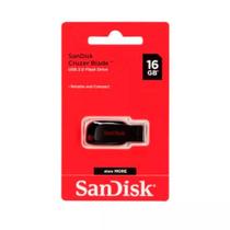 Pen drive sandisk 16gb cruzer blade (sdcz50-016g-b35)